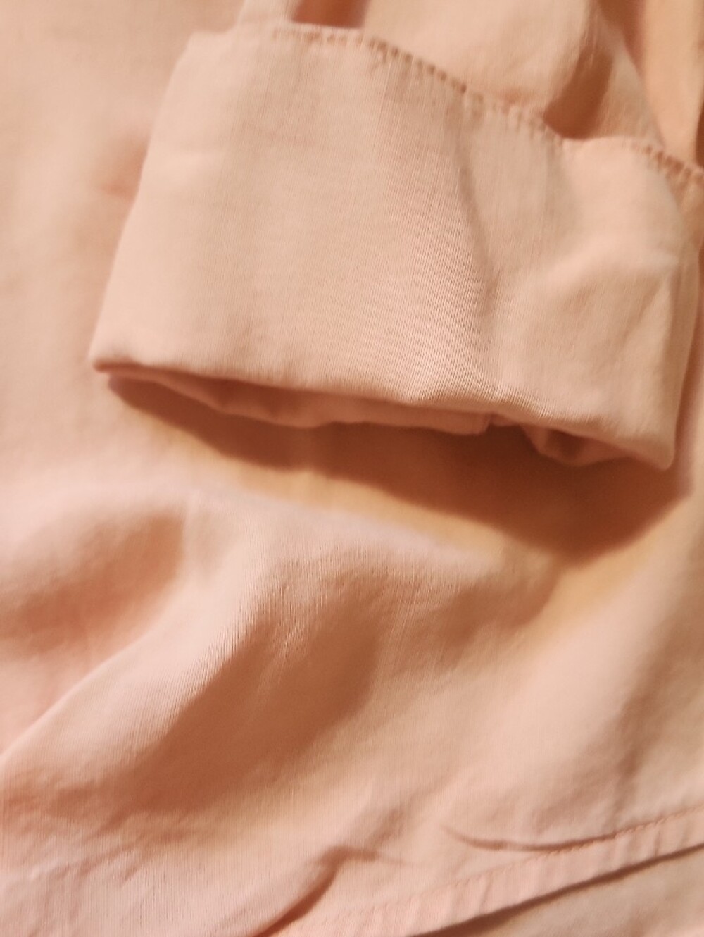 cloth & stone Blush Pink Button-Front Tie Hem Shirt - Picture 5 of 13